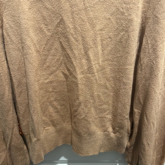 NEW Swetear Goldish/Brown with Sequins on front Size Small Express - Picture 9 of 10